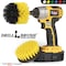 Drill Brush Power Scrubber By Useful Products 6 in W 11 in L Brush, Yellow Y-S-4O-QC-DB - alternate 4